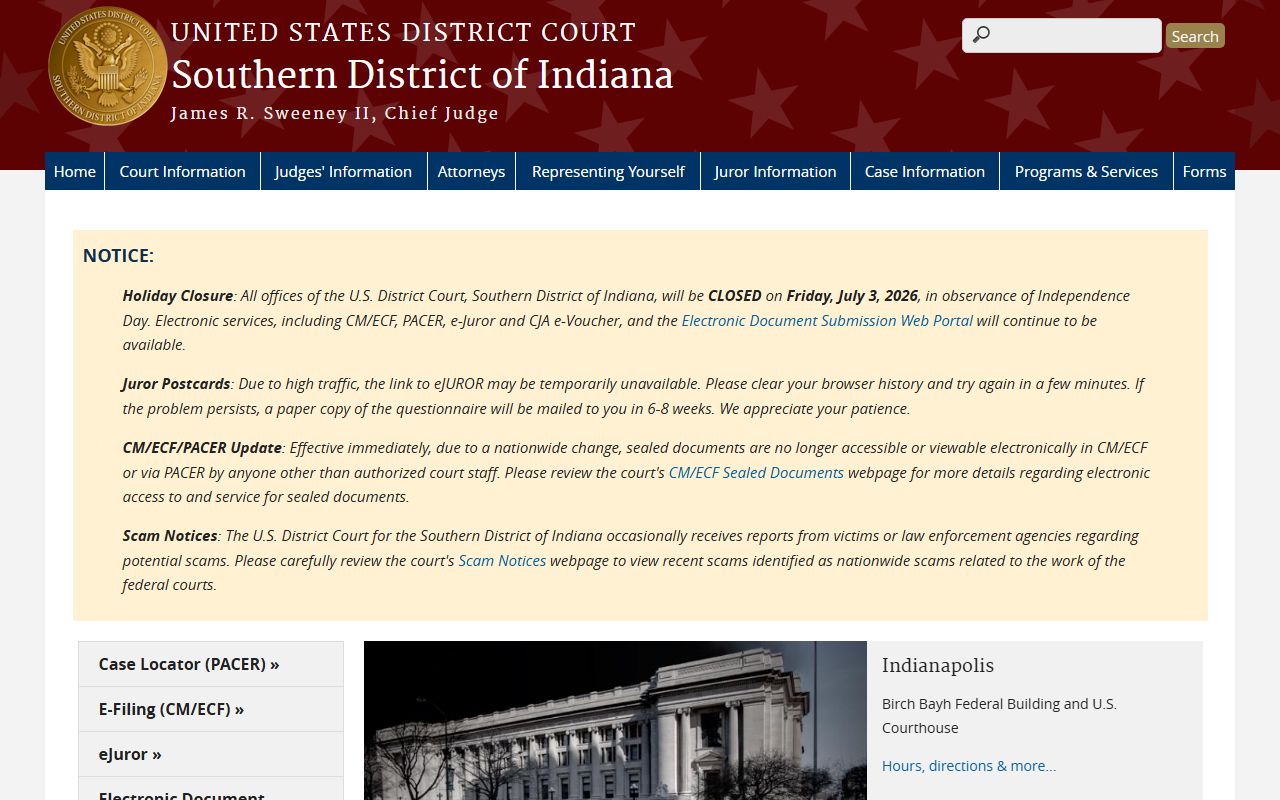 Randolph County Circuit and Superior Court contact records