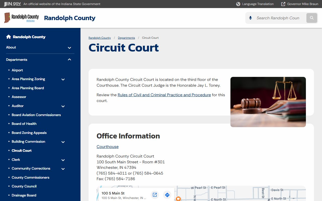Randolph County probate records Randolph Circuit Court