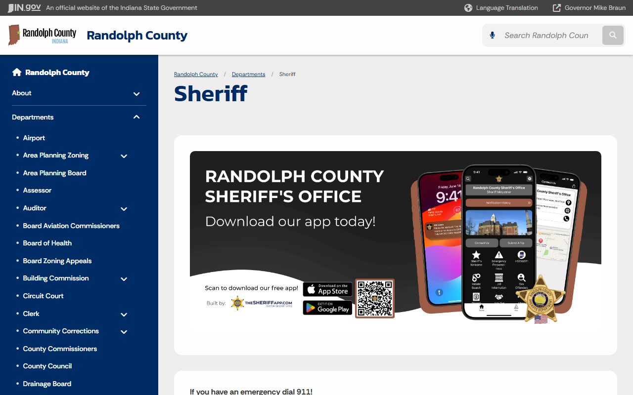 Randolph County warrant search sheriff office source